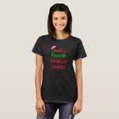 Santas Favorite Financial Analyst Christmas Xmas T-Shirt (Vorne ganz)