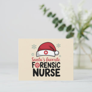 Santas Favorite Forensic Nurse Weihnachten