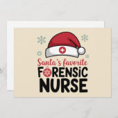 Santas Favorite Forensic Nurse Weihnachten (Vorne/Hinten)