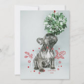 Santas Favorite Foto Einladung (Vorderseite)