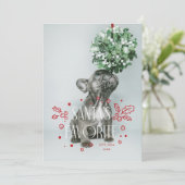 Santas Favorite Foto Einladung (Stehend Vorderseite)