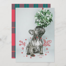 Santas Favorite Foto Einladung
