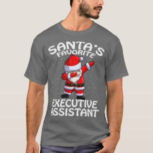 Santas Favorite Führungskraft Assistant Weihnachte T-Shirt