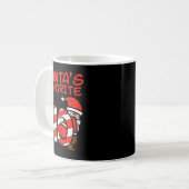 Santas Favorite Funny Naughty Adult Christmas Xmas Kaffeetasse (Vorderseite Links)