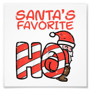 Santas Favorite Funny Naughty Adult Weihnachten We Fotodruck