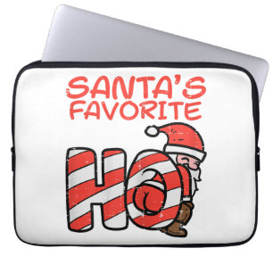 Santas Favorite Funny Naughty Adult Weihnachten We Laptopschutzhülle