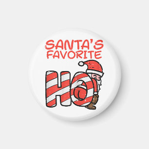 Santas Favorite Funny Naughty Adult Weihnachten We Magnet