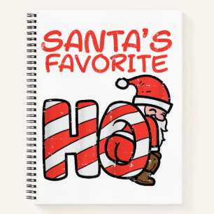 Santas Favorite Funny Naughty Adult Weihnachten We Notizblock