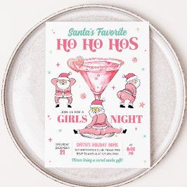 Santas Favorite Girls Night Christmas Party Einladung