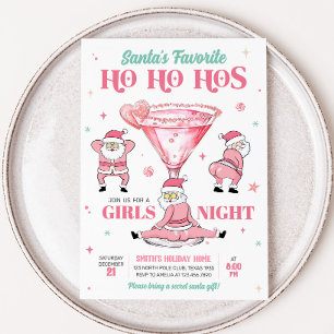 Santas Favorite Girls Night Christmas Party Einladung