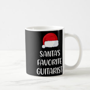 Santas Favorite Gitarrist Weihnachtslustigen Guita Kaffeetasse