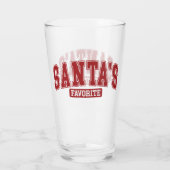Santas Favorite Glas (Rückseite)