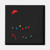 Santa's Favorite Helper Funny Christmas Magnet (Vorne)