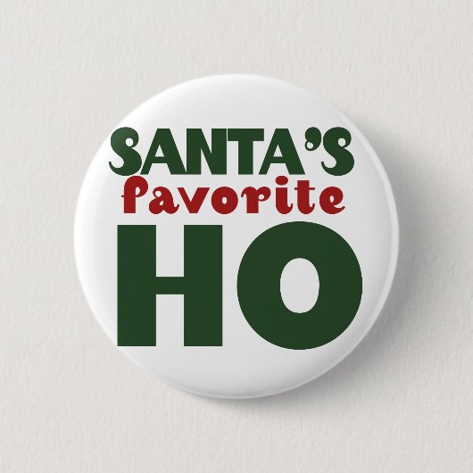 Santas Favorite HO Button (Vorderseite)