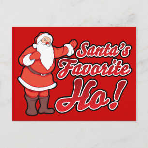 Santas Favorite HO Feiertagspostkarte