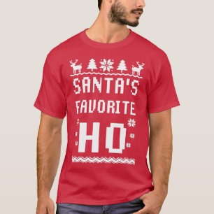 Santas Favorite Ho Funny Weihnachten Weihnachten K T-Shirt