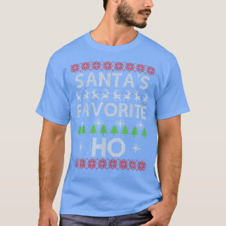 Santas Favorite Ho Funny Weihnachten Weihnachten K T-Shirt