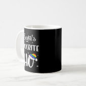 Santas Favorite Ho Gay Christmas Rainbow Lesbian F Kaffeetasse (Vorderseite Links)