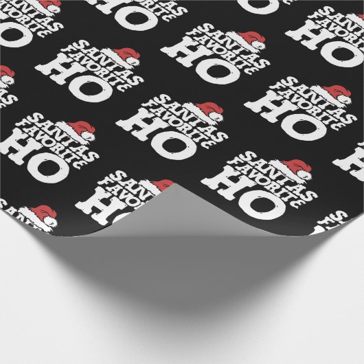 Santas Favorite Ho Geschenkpapier (Ecke)