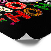 Santa's Favorite Ho Ho Ho Santa Claus Nk Christmas Poster (Ecke)