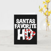 Santas Favorite Ho Karte (Gelbe Blume)