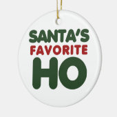 Santas Favorite HO Keramikornament (Links)