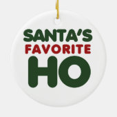 Santas Favorite HO Keramikornament (Hinten)