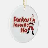 Santas Favorite Ho Keramikornament (Rechts)