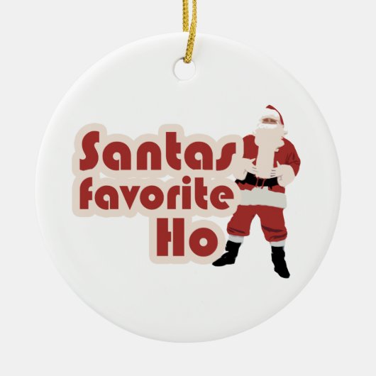 Santas Favorite Ho Keramikornament (Vorne)