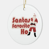 Santas Favorite Ho Keramikornament (Links)