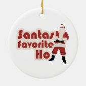 Santas Favorite Ho Keramikornament (Hinten)