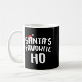 Santa's Favorite Ho Long Sleeve Shirt Funny Christ Kaffeetasse (Links)