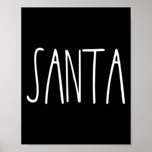 Santas Favorite Ho Santa für Männer Paare Christma Poster
