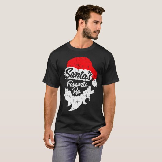 Santas Favorite Ho Shirt Funny Adult Girl Christma (Vorne ganz)