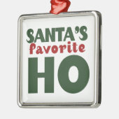 Santas Favorite HO Silbernes Ornament (Links)