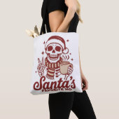 Santa's Favorite Ho Skeleton Snarky Christmas  Tasche (Von Nahem)