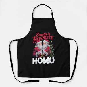 Santas Favorite Homo Gay Christmas LGBTQ Prix Schürze