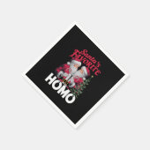 Santas Favorite Homo Gay Christmas LGBTQ Prix Serviette (Ecke)