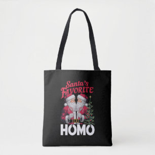 Santas Favorite Homo Gay Christmas LGBTQ Prix Tasche