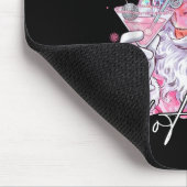 Santa's Favorite Hot Mess Funny Christmas Mousepad (Ecke)