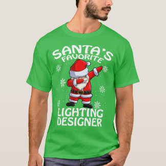Santas Favorite Lighting Designer Weihnachten T-Shirt