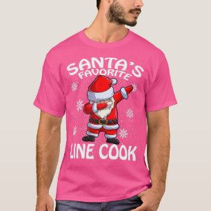 Santas Favorite Line Kochen Weihnachten T-Shirt