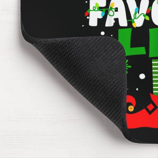 Santa's Favorite Lpn Funny Christmas Mousepad (Ecke)
