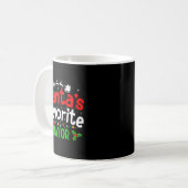 Santa's Favorite Mayor Christmas Party  Kaffeetasse (Vorderseite Links)