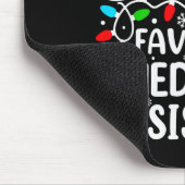 Santa's Favorite Medical Istant Funny Christmas Mousepad (Ecke)