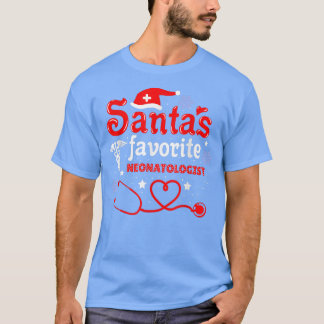 Santas Favorite Neonatologin Weihnachten T-Shirt