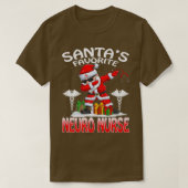Santas Favorite Neuro Nurse Weihnachtsmatching Cos T-Shirt (Design vorne)