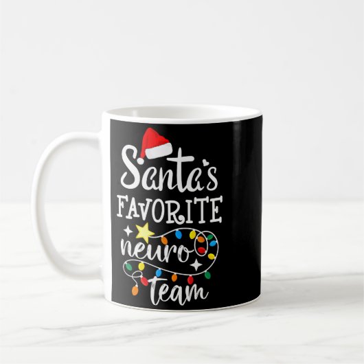 Santa's Favorite Neuro Team Christmas Neurology Nu Kaffeetasse (Links)