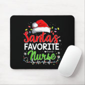 Santa's Favorite Nurse Funny Christmas Nurse Xmas  Mousepad (Mit Mouse)