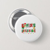 Santa's Favorite Office Staff Christmas Lights San Button (Vorne & Hinten)